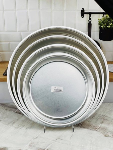 صينية المنيوم دائري حفة عالي ثقيل