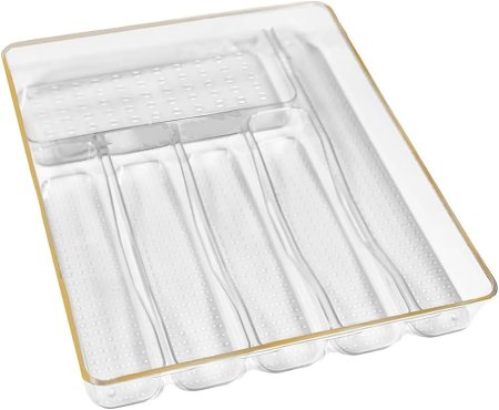 منظم معالق وشوك اكروليك حز ذهبي