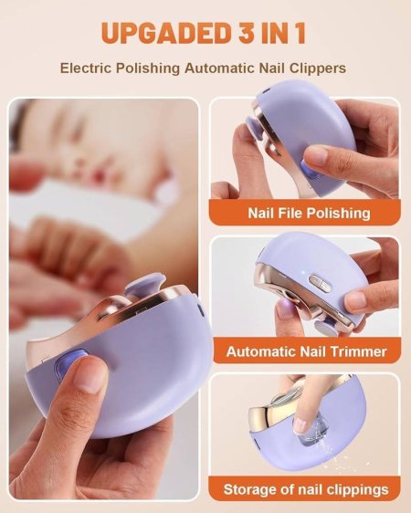 مبرد وتنعيم الأظافر الإلكترونية