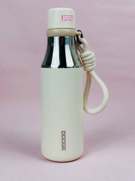 مطرة / مج / حافظة سخن / بارد ستانلس غطاء لف مع تعليقة