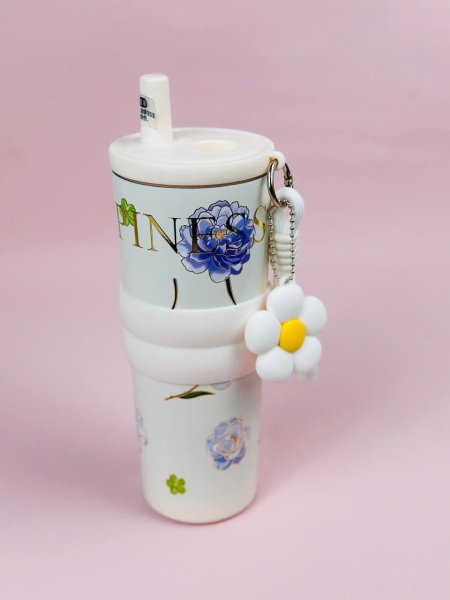 مطرة / مج / حافظة سخن / بارد ستانلس مورد مع مصاصة وتعليقة