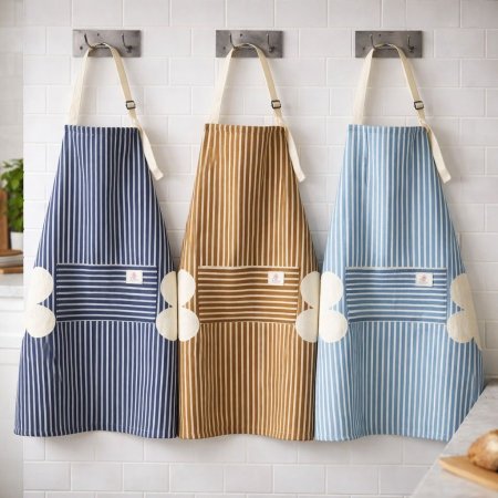 مريول مطبخ - جلي - قماش مخطط