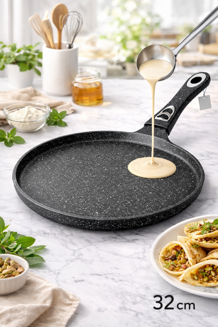 قلاية - مقلاة صنع و صب القطايف و الكريب