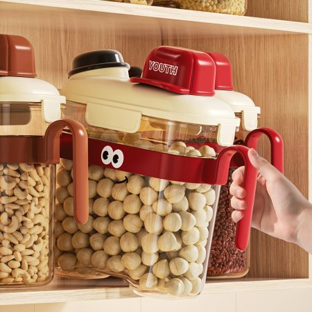 تبروير و حافظة بقوليات و سيريل - كورن فليكس ديكور  يد و طاقية