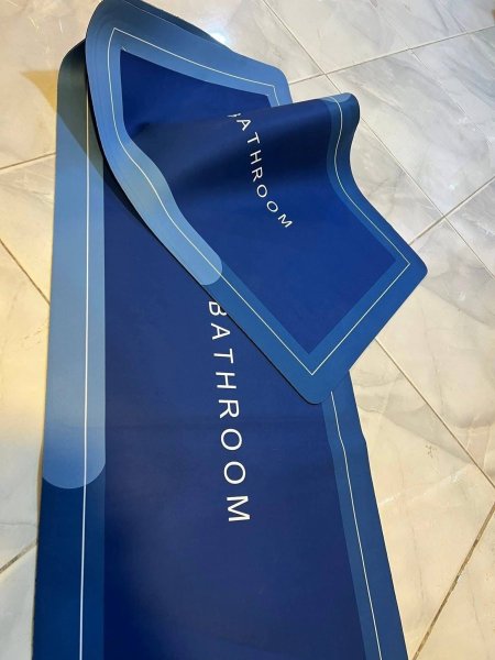 طقم دعاسات فوم سريع الامتصاص قطعتين مطبخ - حمام - مغسلة