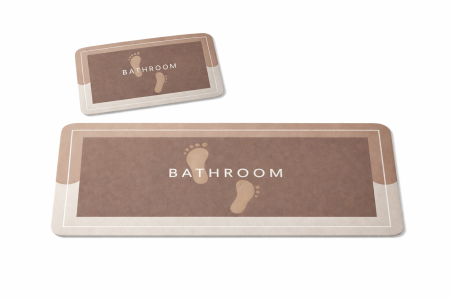 طقم دعاسات فوم سريع الامتصاص قطعتين مطبخ - حمام - مغسلة