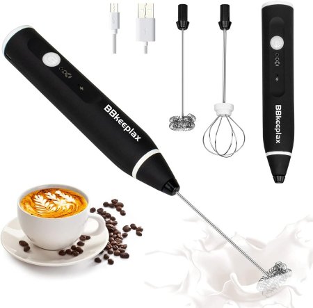 خفاقة حليب USB راسين ستانلس