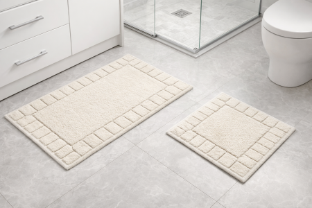 طقم دعاسات حمام هندي ثقيل  قطعتين