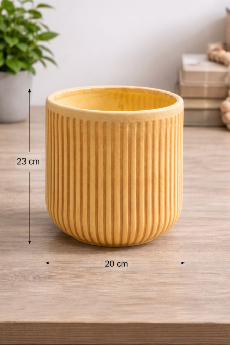 قوار ورد / شجر بلاستيك محزز