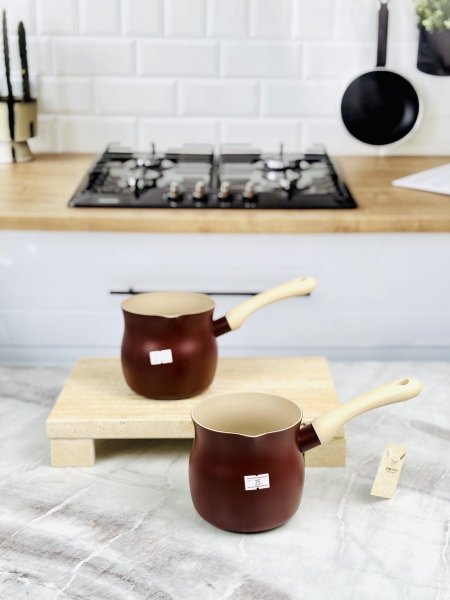 غلاي قهوة جرانيت حجم وسط مع يد عظم