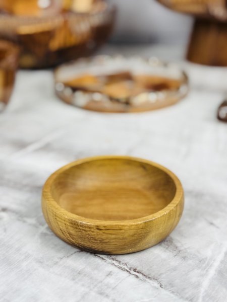 زبدية خشب بامبو 10CM