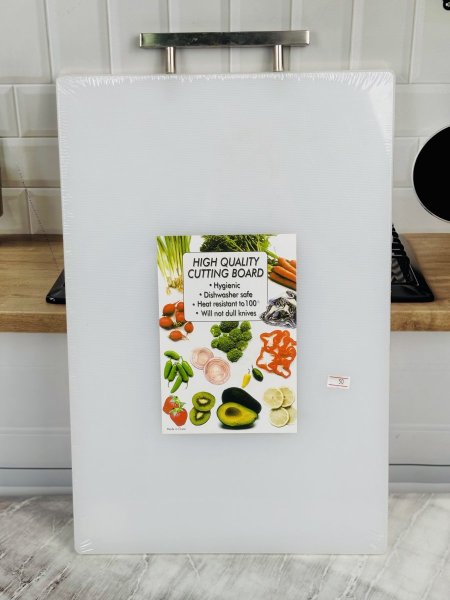 لوح تقطيع / فرم عظم حجم كبير مع يد ستانلس