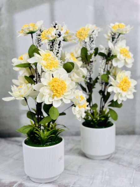 قوار ورد بورسلان محزز 45CM