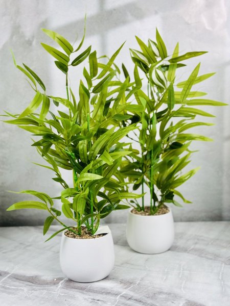 قوار ورد بورسلان اخضر 45CM