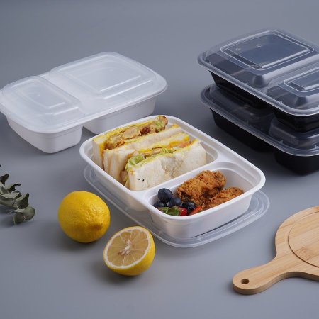 تبروير أكل بلاستيكي مع أغطية وعلب طعام TakeAway  قطعة 12