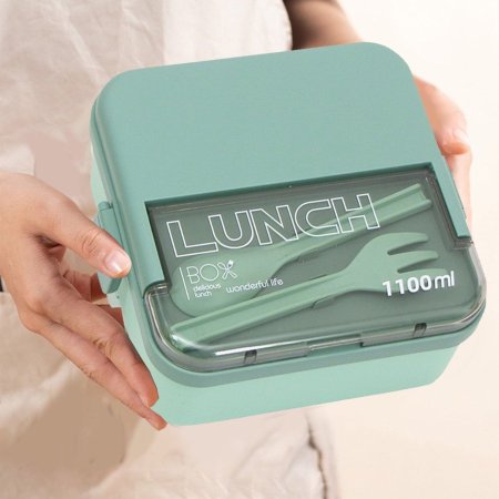 تبروير ، لنش بوكس مع ملعقة 1000ml LunchBox