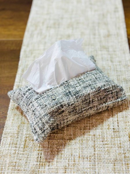 علبة محارم قماش