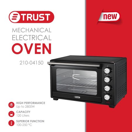 فرن كهربائي (Trust)ميكانيكي – 120 لتر