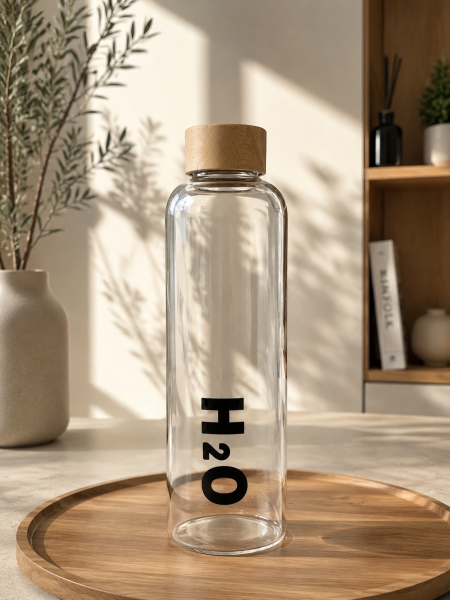 زجاجة ماء (H2O)