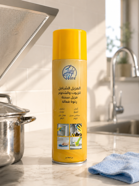 المزيل الشامل للزيوت / الشحوم / الدهون 600ml - Light Wave