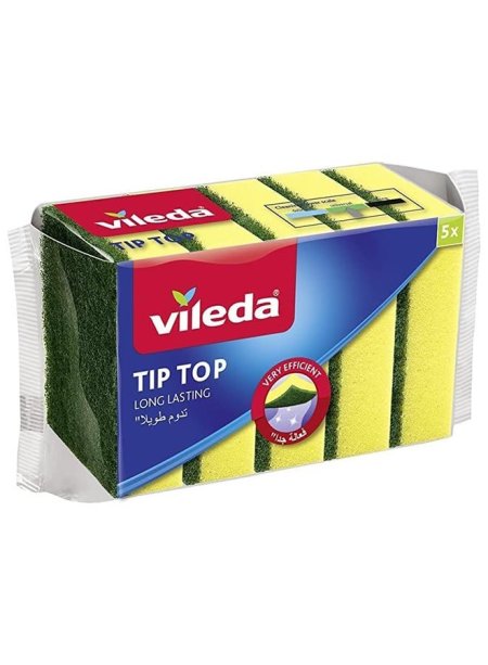 ليفة جلي 6 قطع مقاومة للبكتيريا Vileda (Tip Top )