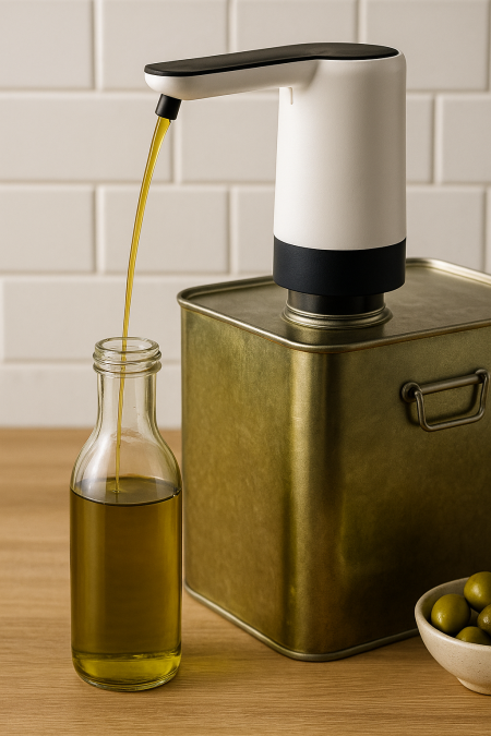 مضخة زيت اوتماتيكية تعمل على USB - تساعد على نقل الزيت من عبوة لاخرى بسهولة و دون جهد