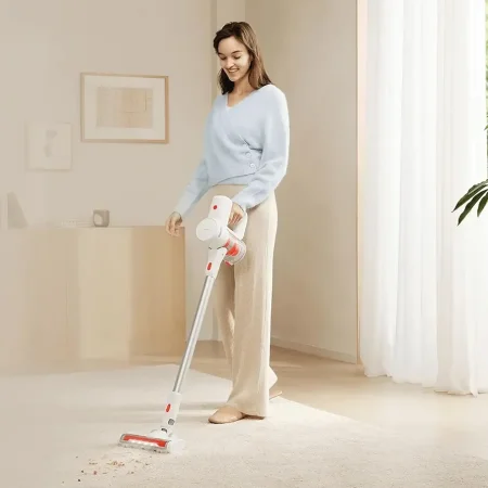 مكنسة كهربائية لاسلكية Xiaomi G20 Lite - قوة شفط تصل إلى 18000 باسكال، مصابيح LED للكشف عن الغبار والبقع، مدة تشغيل تصل إلى 45 دقيقة، مجموعة رأس فرشاة 2 في 1