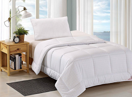 وسادة ميكروفايبر 45x70+5CM SILVER (WELL)