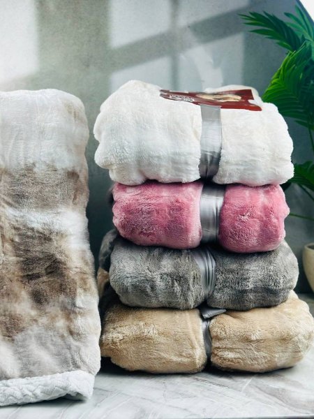 حرام مبطن فرو الأرنب ثقيل خامة عالية الجودة SHUANI TEXTILE