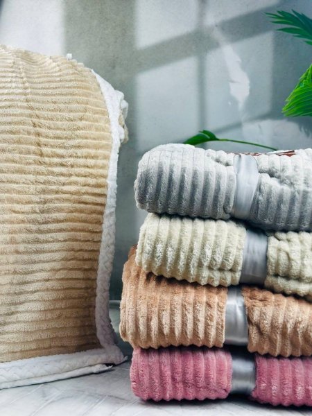 حرام مبطن فرو ثقيل محزز خامة عالية الجودة SHUANI TEXTILE