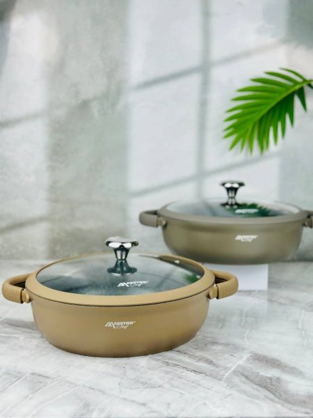 طنجرة / مقلى عميقة لزيت maestro 28CM