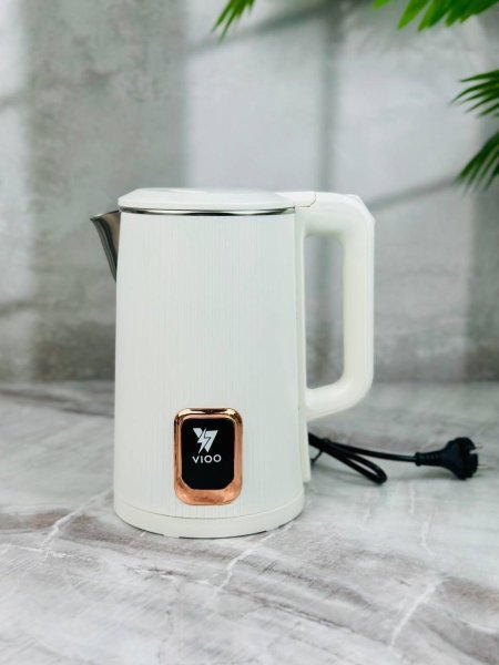 سخان ماء ستانلس اطار بلاستيك ابيض