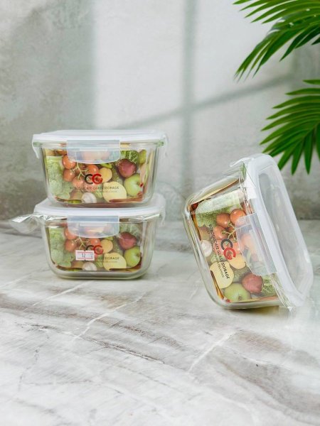 تبروير زجاج محكم شكل مربع