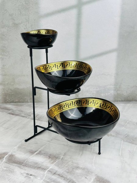 ستاند بوفيه 3 طبقات مجور دائري