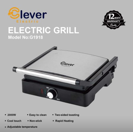 توست جريل كهربائي حجم كبير توستر clever