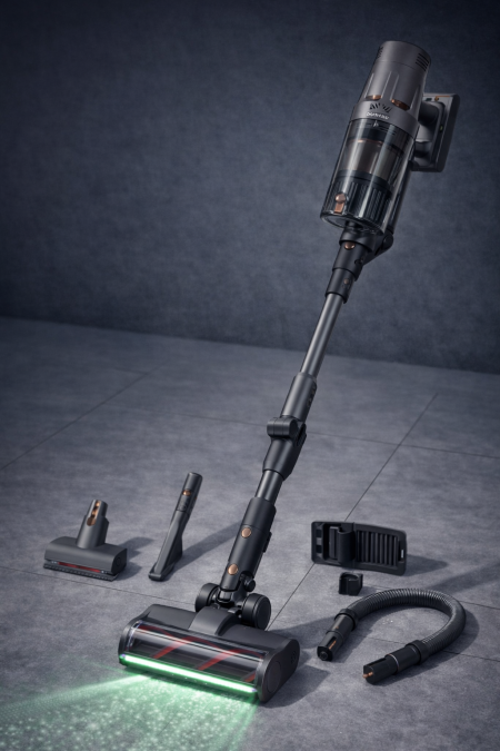 مكنسة شحن لاسلكية للارضيات، سجاد Clever Vacuum cleaner