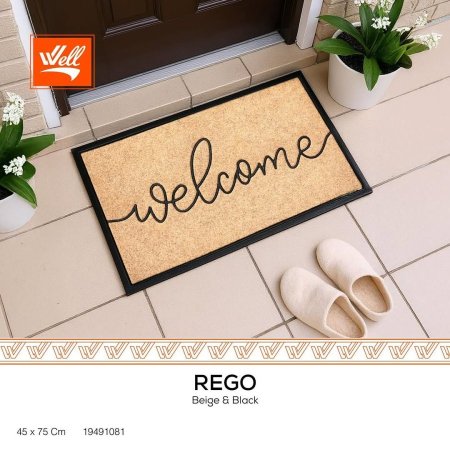 دعاسة مدخل الباب جلد Well Door Mat Screen 45x75cm