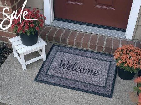 دعاسة مدخل الباب جلد Well Door Mat Sorito 75x45cm