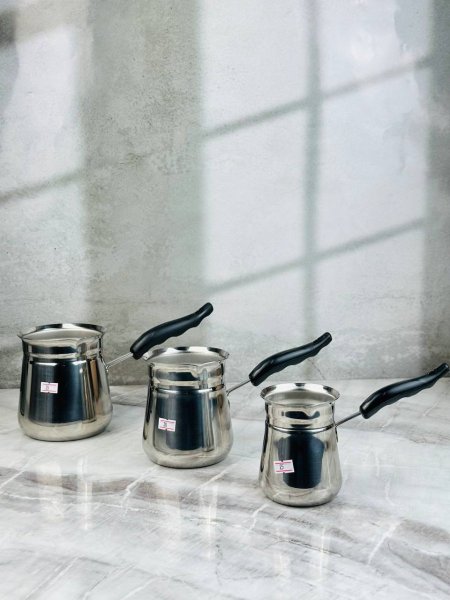 غلاي قهوة ستانلس مع يد اسود