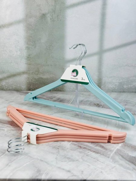 علاقات ملابس بلاستيك 3 قطع