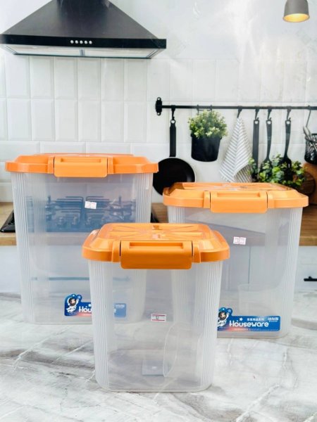 تبروير / علب بقوليات مطاول مع غطاء اكروليك